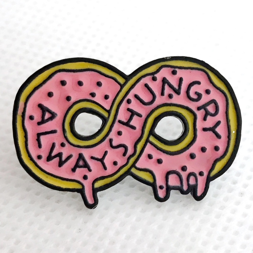 infinity donut pin